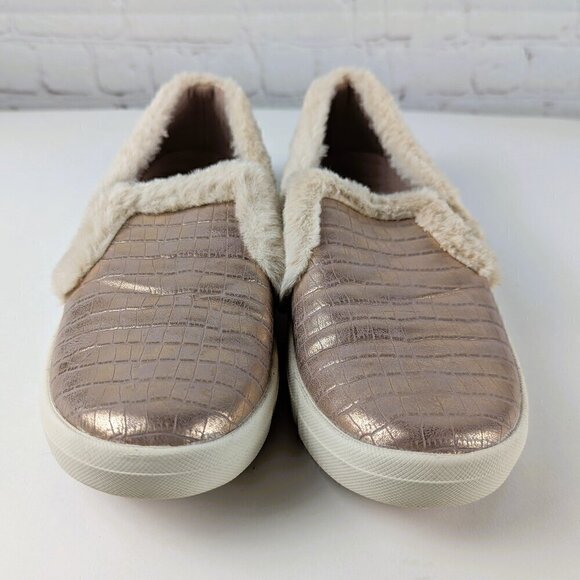 Baretraps Becky Rose Gold Furry Slip-On 9.5 - Picture 3 of 10